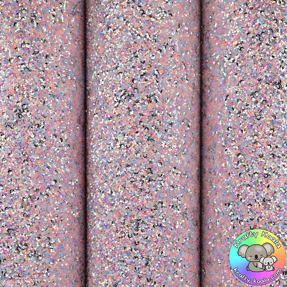 Sherbet Sequin Chunky Glitter Fabric