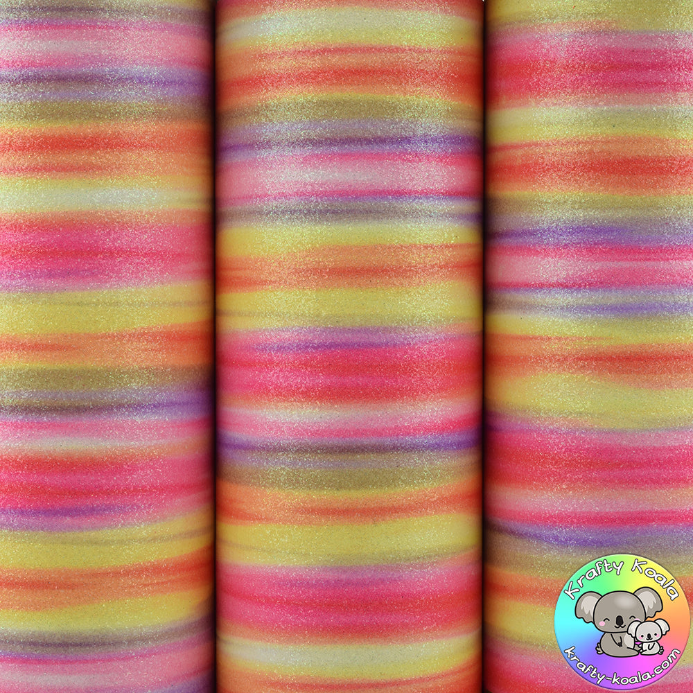 Sherbet Streak Fine Glitter Fabric