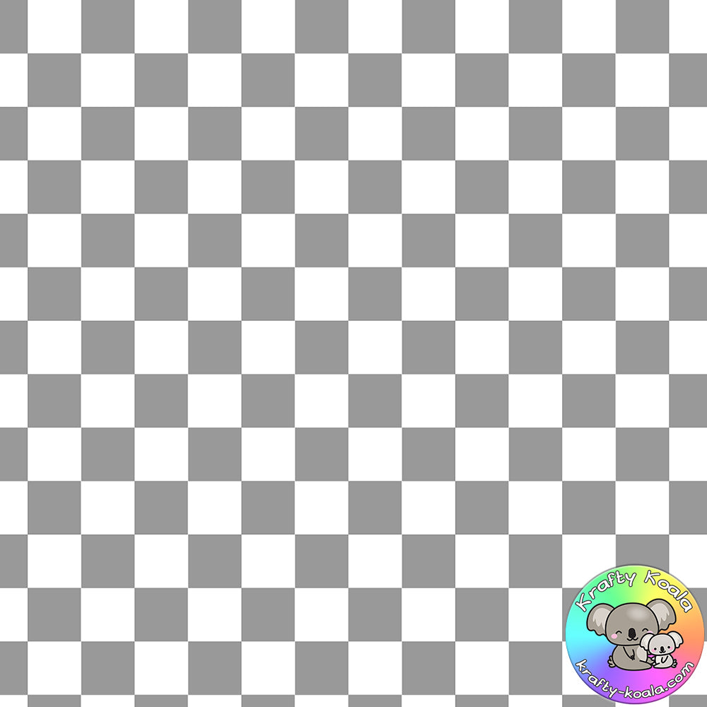 Silver Checkerboard Fabric