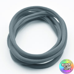 Silver Nylon Headbands