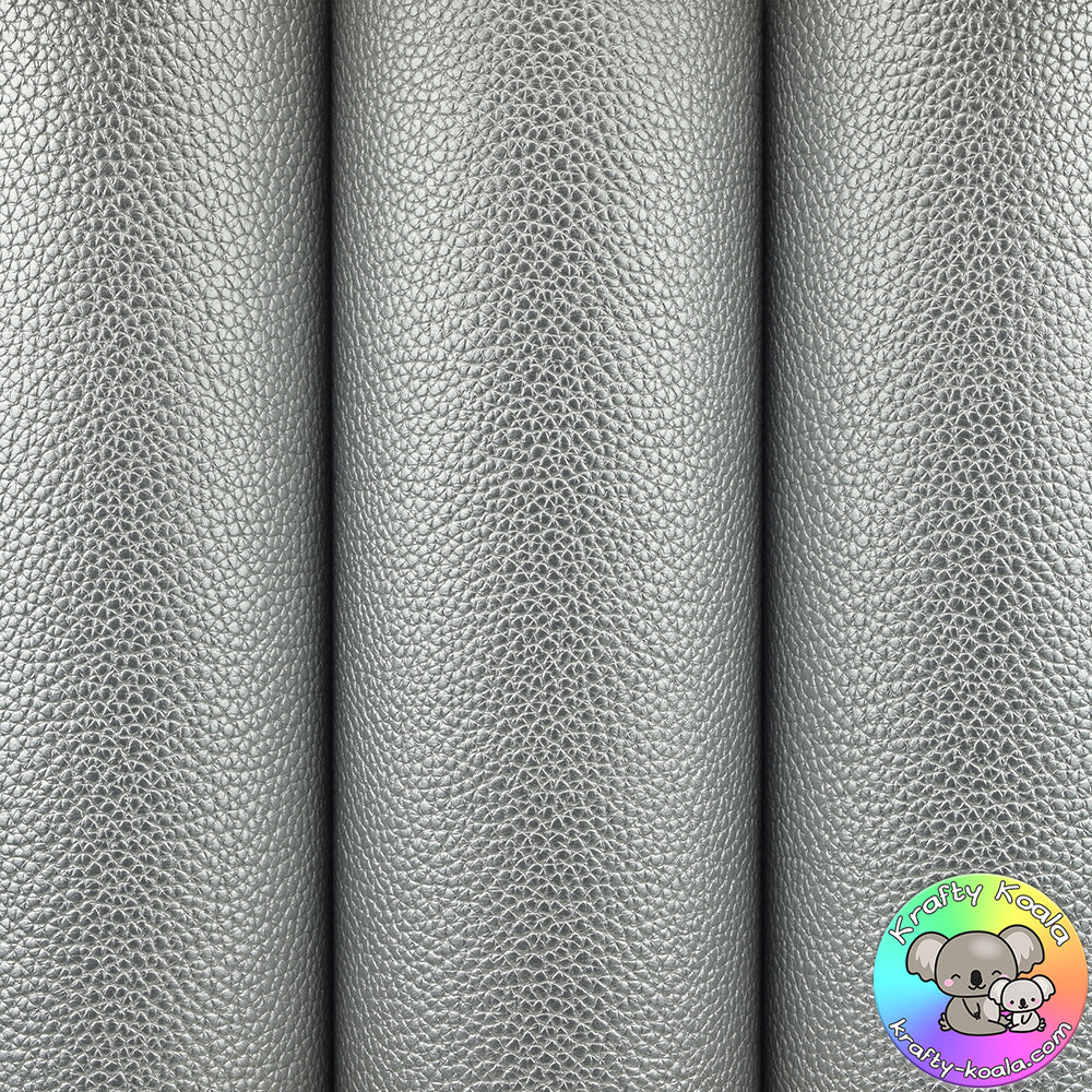 Silver Pearl Leatherette