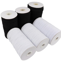 White 6mm Skinny Elastic