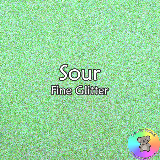 Sour Fine Glitter Fabric