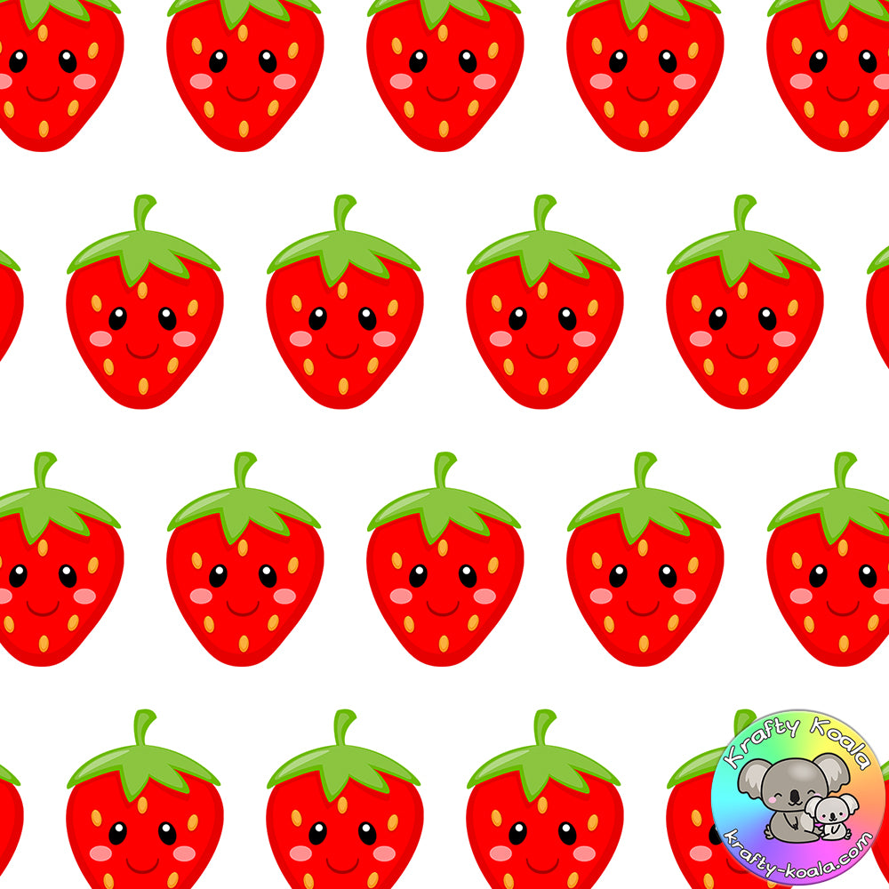 Strawberries Fabric