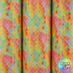 Sunburst Mermaid Fine Glitter Fabric