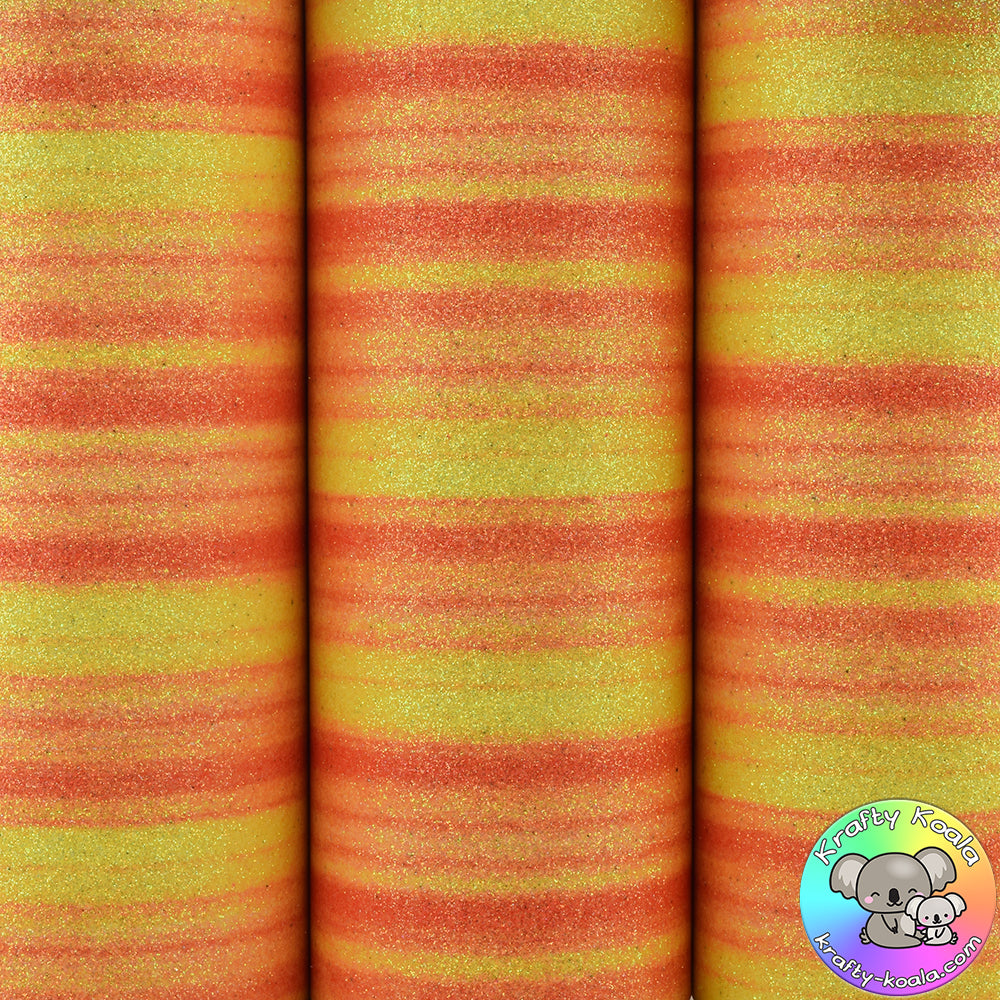 Sunset Streak Fine Glitter Fabric