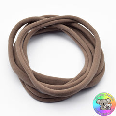 Taupe Nylon Headbands