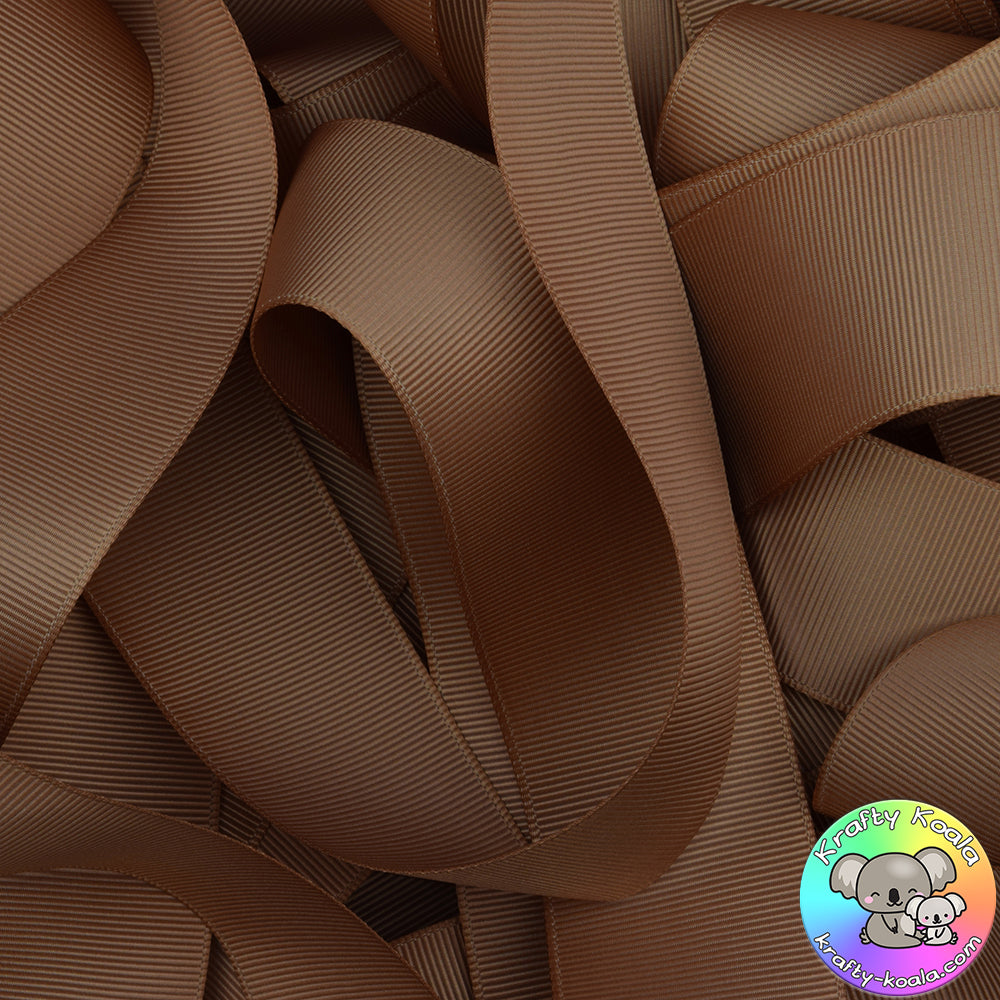 Toffee Grosgrain Ribbon