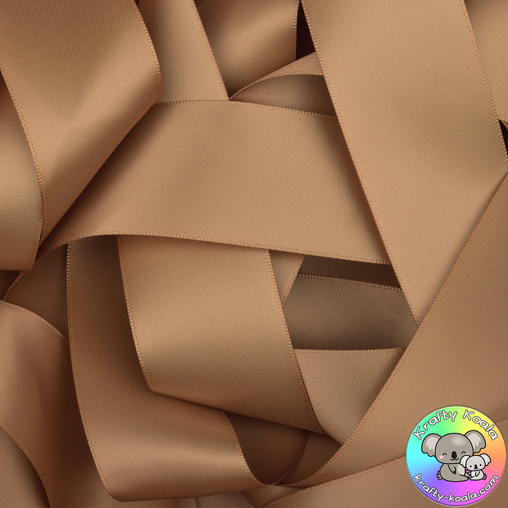 Toffee Satin Ribbon