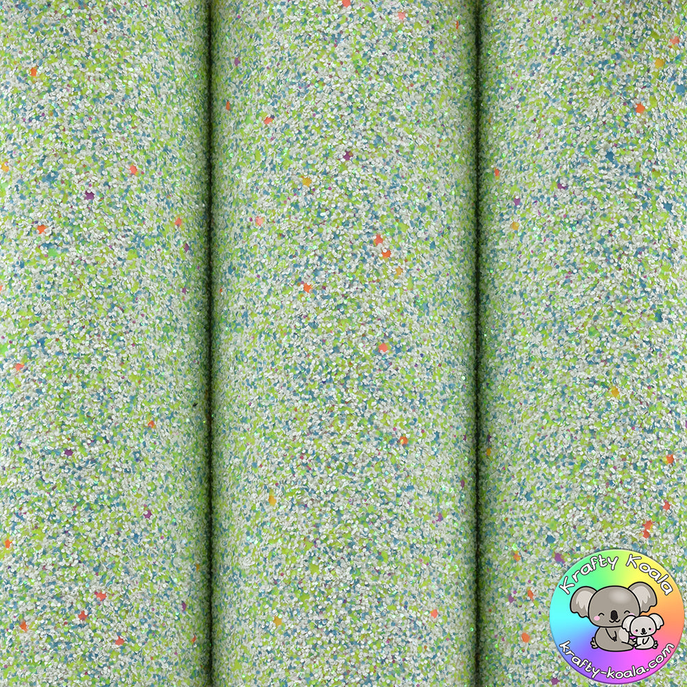 Tropical Candy Chunky Glitter Fabric