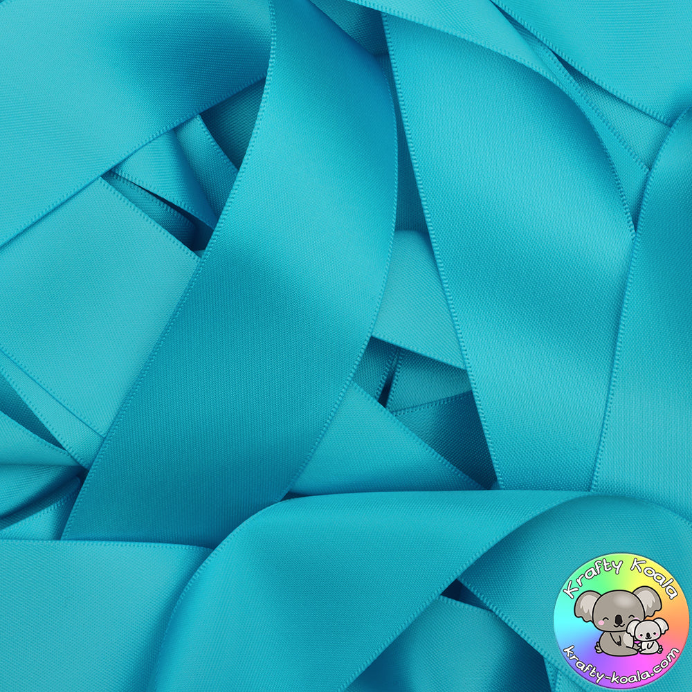 Turquoise Satin Ribbon