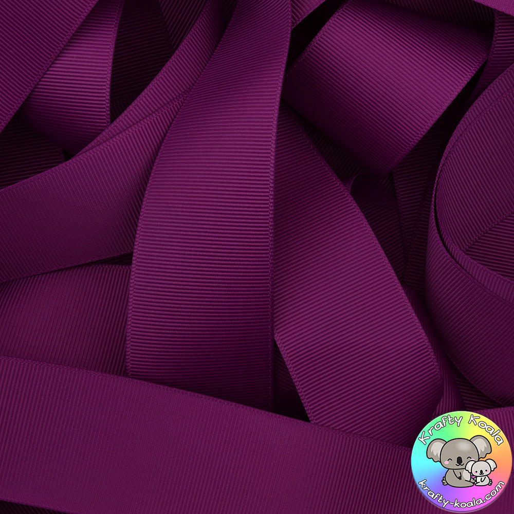 Ultra Violet Grosgrain Ribbon