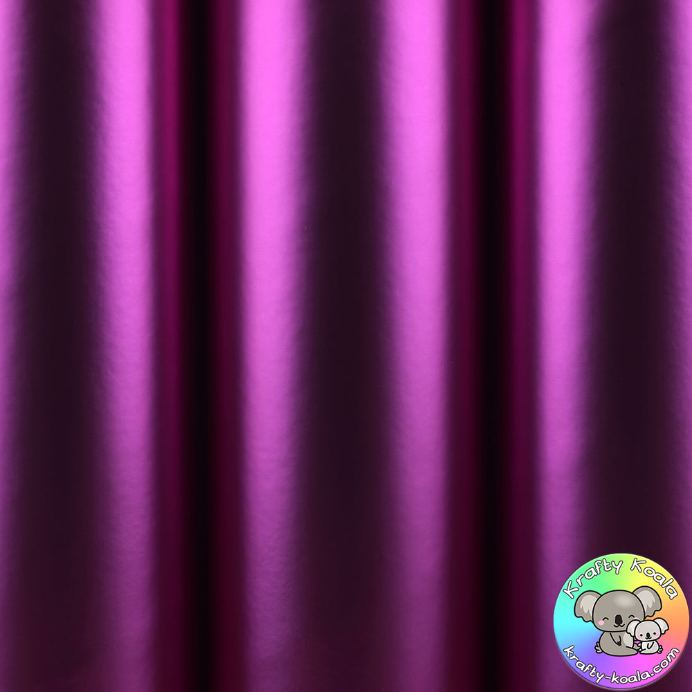 Ultra Violet Satin Vinyl Fabric