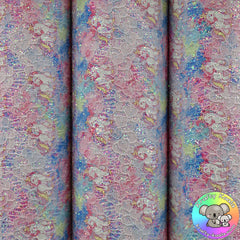 Unicorn Lace Glitter Fabric