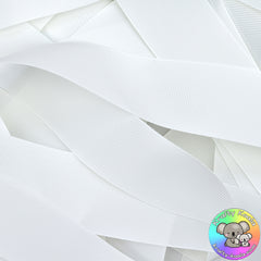 White Grosgrain Ribbon