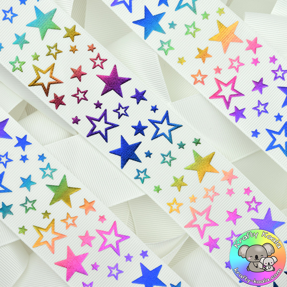 White Stars Ribbon