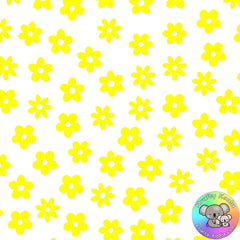 Yellow Flowers Fabric