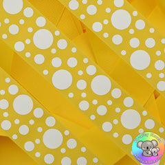 Sunshine Yellow Spots Ribbon