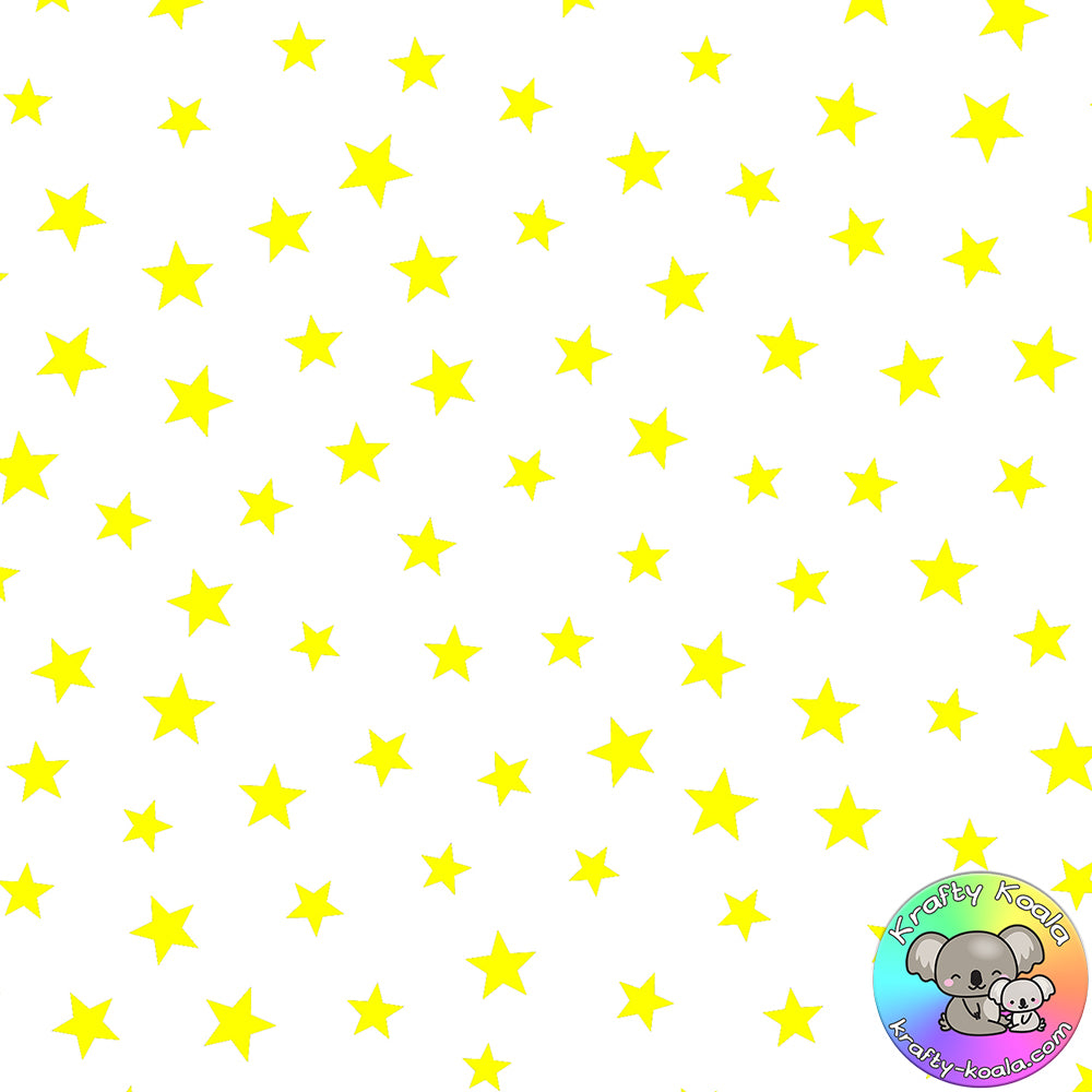 Yellow Stars Fabric