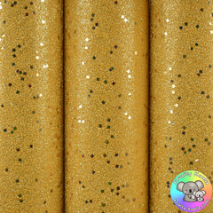 Yellow Glitter Ball Fine Glitter Fabric